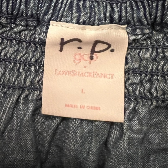GAP X LOVESHACKFANCY Denim Ruffle Mini Skirt SOLD OUT ONLINE! - Picture 4 of 6